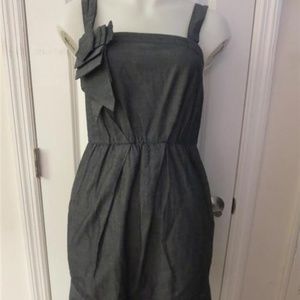 BCBG GENERATION DENIM SLEEVELESS DRESS S